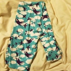 NEW LuLaRoe bird leggings OS
